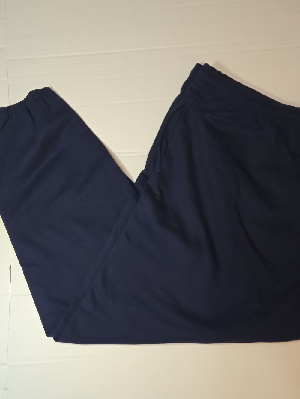 Fruit of the Loom Men's Navy Joggers - Elastic Waist